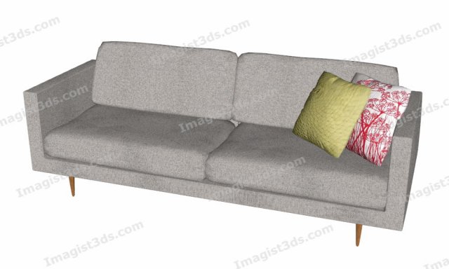 Imagist3ds 030066- Couch Model 3D .c4d .max .obj .3ds .fbx .stl .blend 