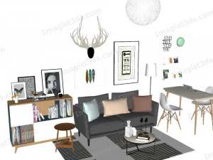 Imagist3ds 030390 - Sofa 3D Model