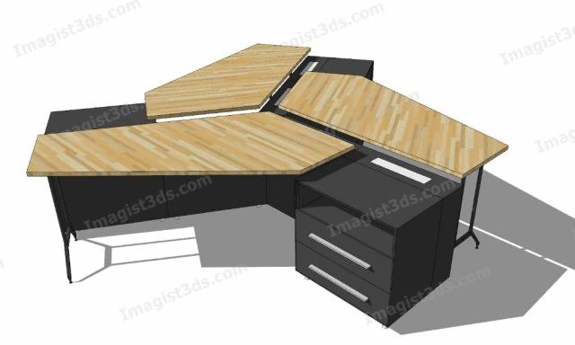 Imagist3ds 061011 - Mobili per ufficio 3D Modello 3D .c4d .max .obj .3ds .fbx .stl .blend 