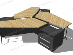 Imagist3ds 061011 - 3D Office Furniture 3D Model