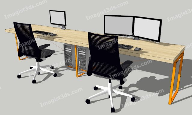 Imagist3ds 061013 - 3D Office Furniture Modelo 3D .c4d .max .obj .3ds .fbx .stl .blend 