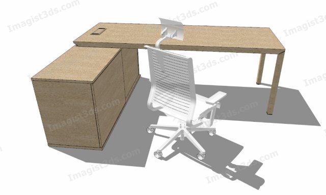 Imagist3ds 061026 - 3D Office Furniture 3D Модель .c4d .max .obj .3ds .fbx .stl .blend 