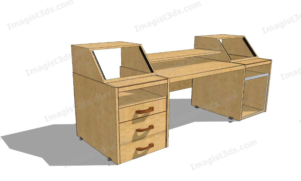 Imagist3ds 061030 - 3D Office Furniture 3D Model .c4d .max .obj .3ds .fbx .stl .blend 