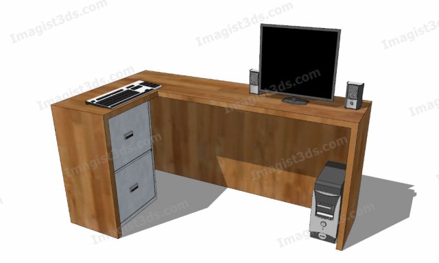 Imagist3ds 061031 - 3D Office Furniture 3D Model .c4d .max .obj .3ds .fbx .stl .blend 