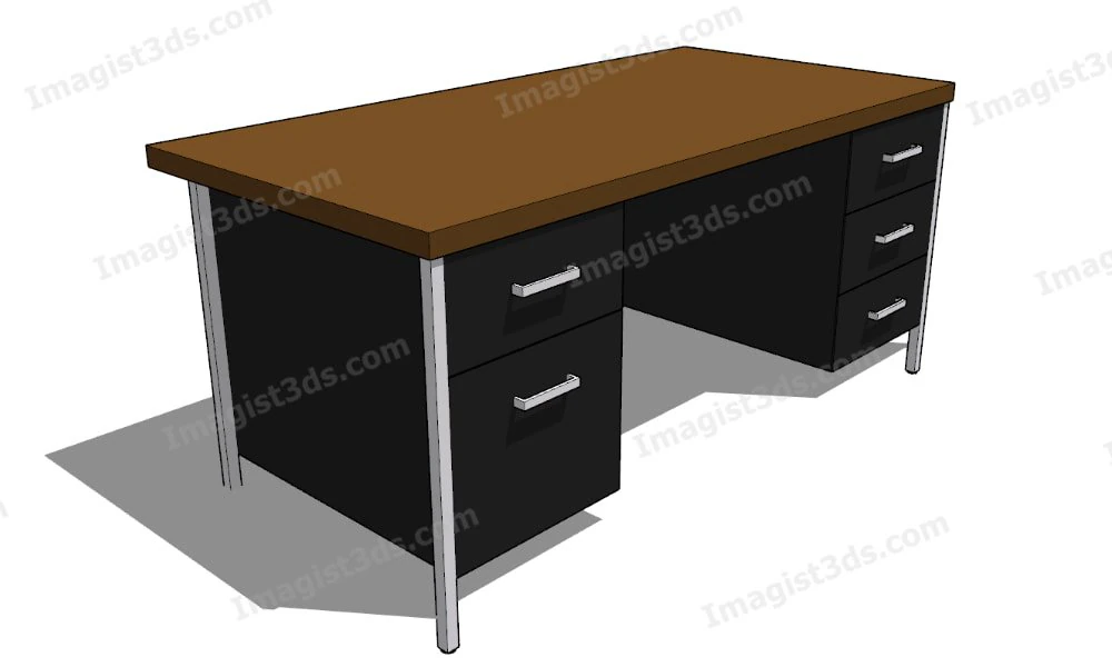 Imagist3ds 061033 - 3D Office Furniture 3D Model .c4d .max .obj .3ds .fbx .stl .blend
