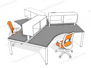 Imagist3ds 061046 - Mobili per ufficio 3D Modello 3D
