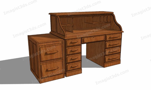 Imagist3ds 061058 - 3D Office Furniture Modelo 3D .c4d .max .obj .3ds .fbx .stl .blend 
