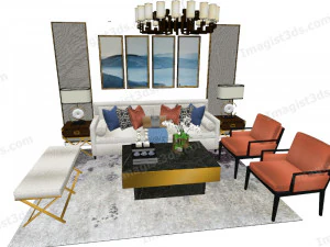 Imagist3ds 030415 - Sofa 3D Model