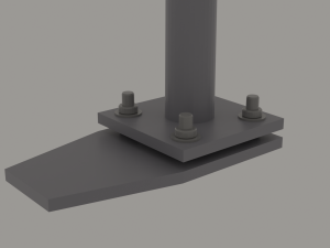 Modern Streep lamp 3D मॉडल