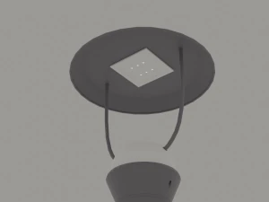 Modern Streep lamp 3D Model