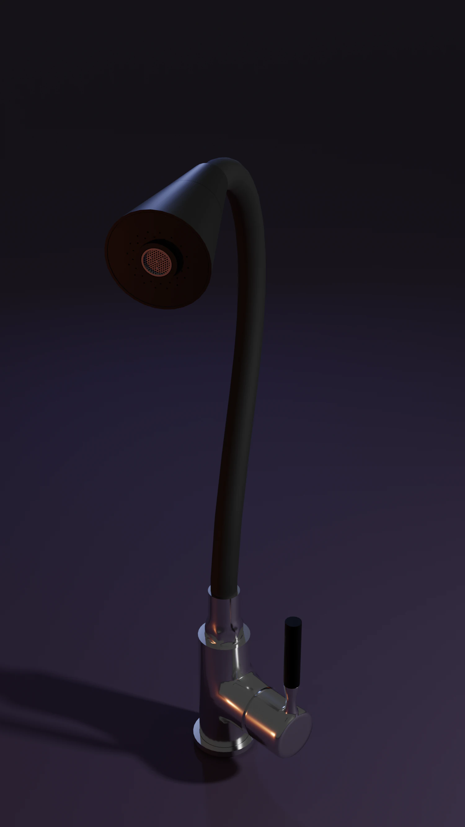 Modern Faucet rigged 3D Model .c4d .max .obj .3ds .fbx .stl .blend