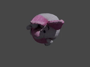 Little Plush Pig 3D Model