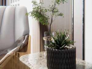 Горшечное растение зигзаг 3D Принт Модель