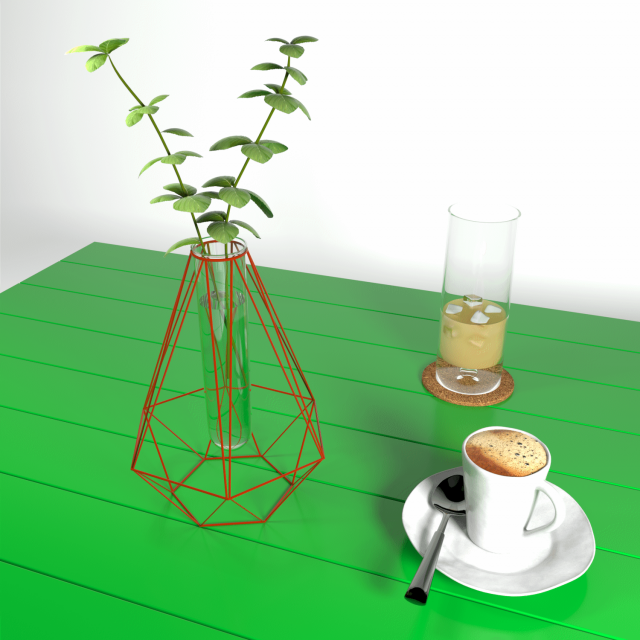 Deco vase 3D Model .c4d .max .obj .3ds .fbx .stl .blend 