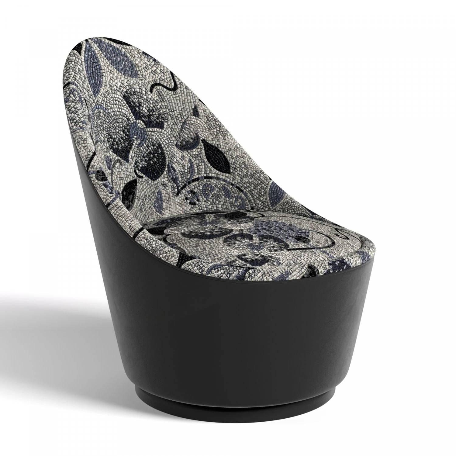 Blossom Armchair 3D Model .c4d .max .obj .3ds .fbx .stl .blend