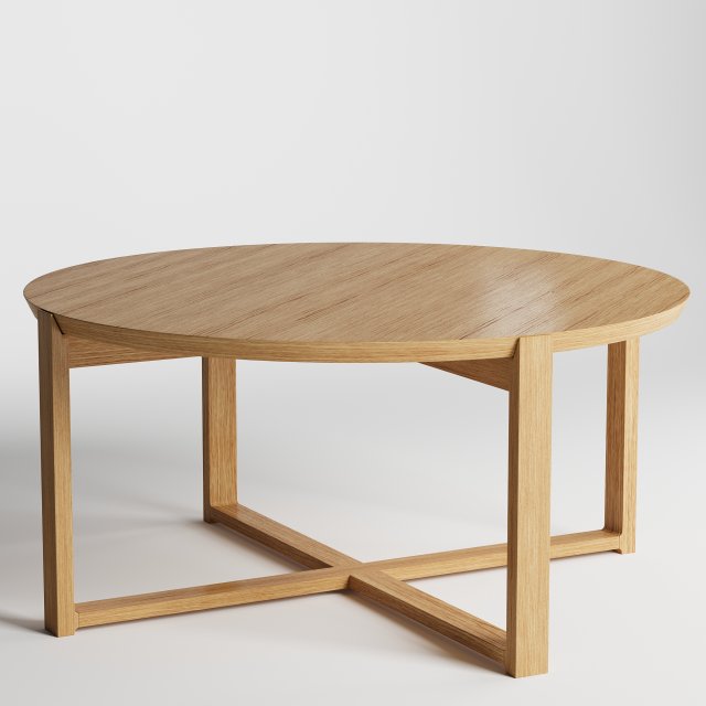 Circular magazine table 3D Model .c4d .max .obj .3ds .fbx .stl .blend 