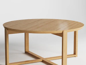 원형 매거진 테이블 3D 모델