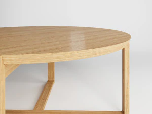 Circular magazine table 3D Model