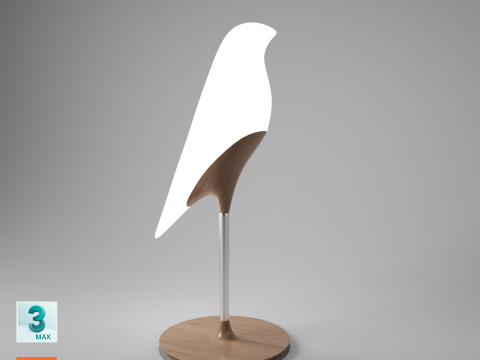 Bird light 3D Модель
