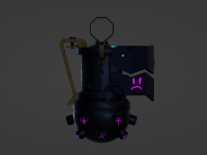 Granade Jinx Arcane 3D Model