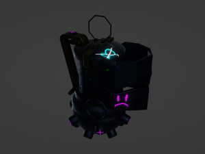 Granade Jinx Arcane 3D Model