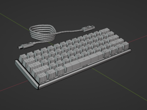 HyperX Alloy Origins 3D Modell