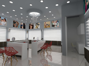 Optical Shop Decoration Design 3D Model