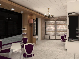 Optical Shop Decoration Design 3D Model
