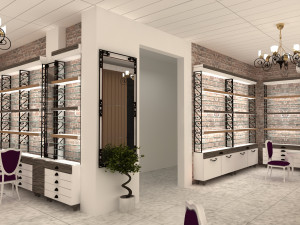 Optical Shop Decoration Design Modèle 3D