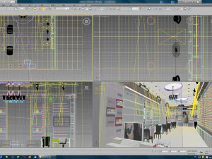 Optical Shop Decoration Design 3D Model