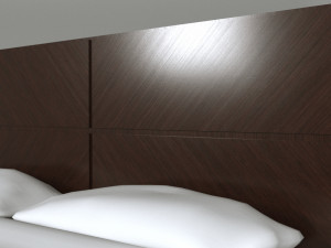 Minimalist Bed Set 3D 모델