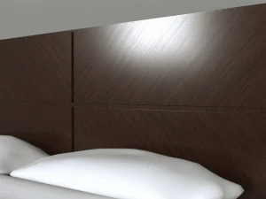 Minimalist Bed Set 3D Model