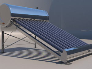 Solar Water Heater Modello 3D