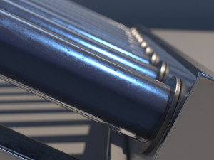 Solar Water Heater Modello 3D