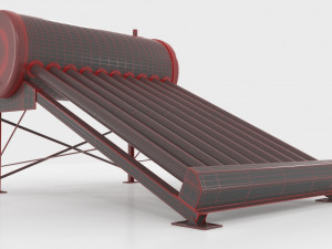 Solar Water Heater Modello 3D