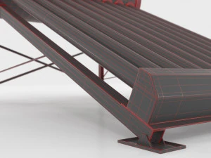 Solar Water Heater 3D Model