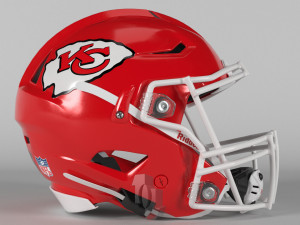 CHIEFS KANSAS CITY Helmet Football AFC East 3D Model