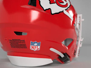 CHIEFS KANSAS CITY Helmet Football AFC East 3D Model