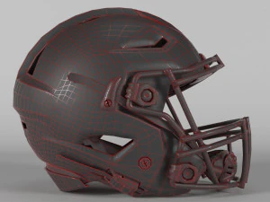 CHIEFS KANSAS CITY Helmet Football AFC East 3D Model