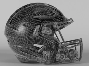 CHIEFS KANSAS CITY Helmet Football AFC East 3D Model
