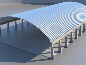 Arch Roof Modello 3D