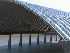 Arch Roof Modello 3D