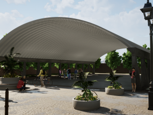 Arch Roof Modello 3D