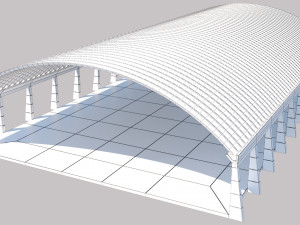 Arch Roof Modello 3D