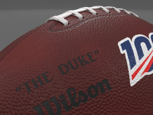 NFL football The Duke 100 Modello 3D