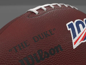 NFL football The Duke 100 3D Model