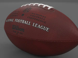 NFL-Football The Duke 100 3D Modell