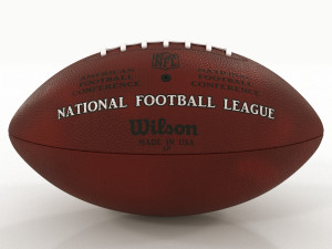 NFL football The Duke 100 Modello 3D
