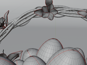 Easter Eggs Basket 3D मॉडल