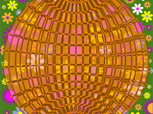 Easter Eggs Basket 3D Model